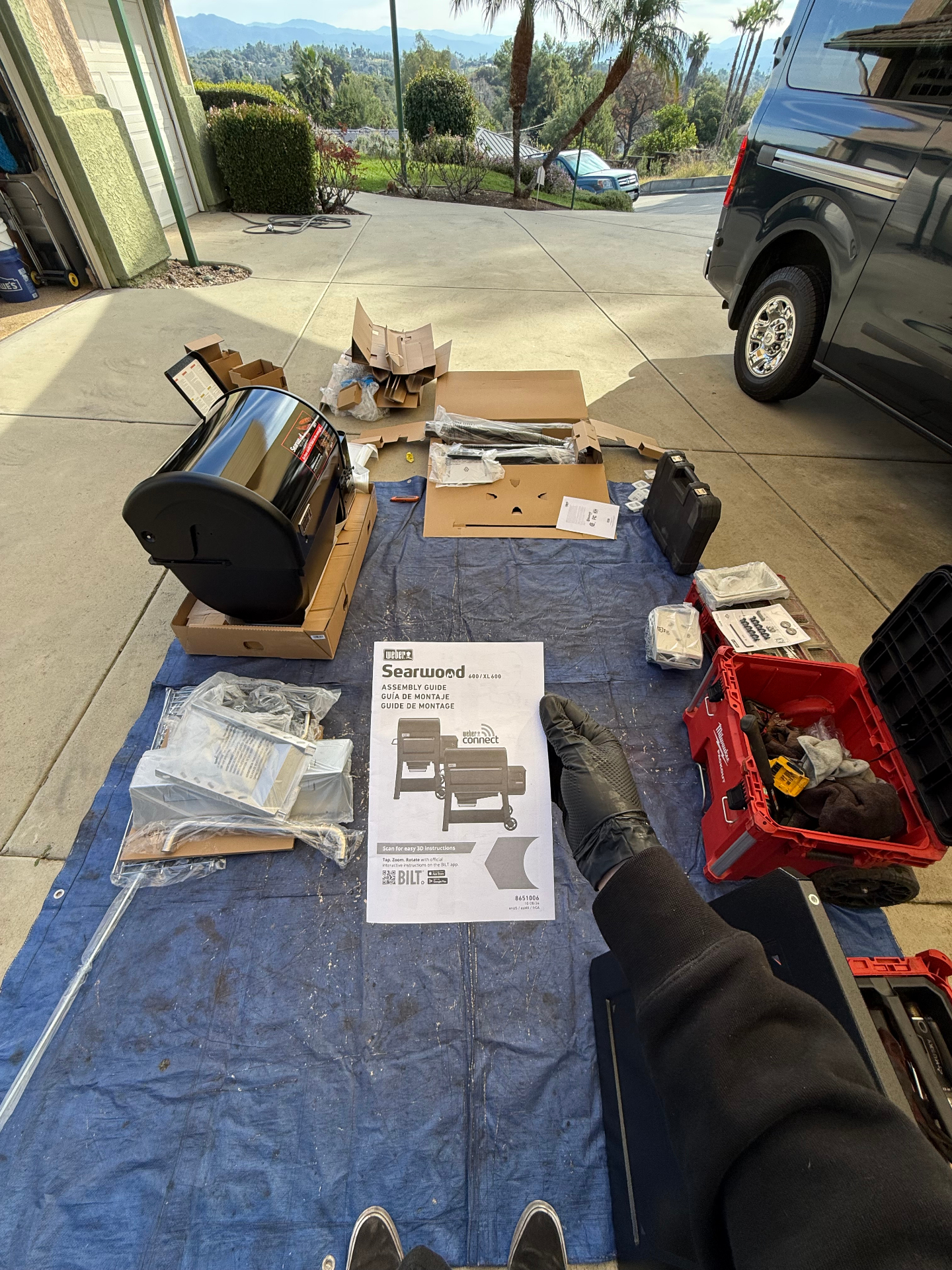 BBQ technician performing tune-up